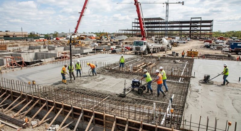 Commercial Slab Installation in Fort Wayne, IN
